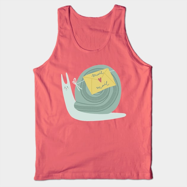 Snail Mail Tank Top by Vaeya